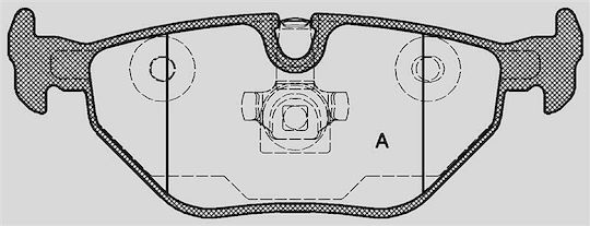 Open Parts Σετ Τακάκια για BMW E46 Mazda 3