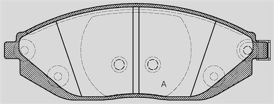 Open Parts Σετ Τακάκια για Chevrolet Spark