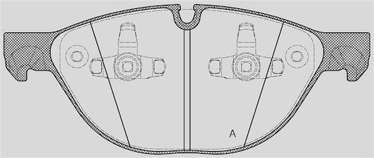 Open Parts Спирачна накладка за BMW X5