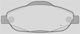 Open Parts Brake Pad for Peugeot 3008
