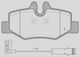 Open Parts Brake Pad for Mercedes-Benz Viano