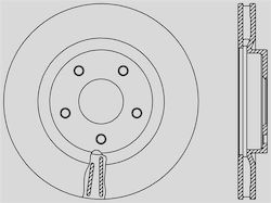 Open Parts Bremsscheiben 1Stück für Nissan Qashqai