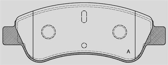 Open Parts Bremsbelag für Citroen C3