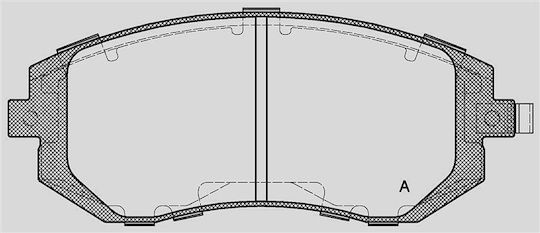 Open Parts Σετ Τακάκια για Subaru Outback / Forester