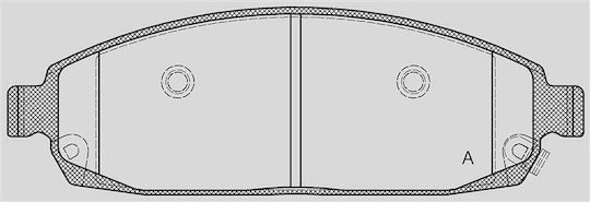Open Parts Bremsbelag für Jeep Großer Cherokee
