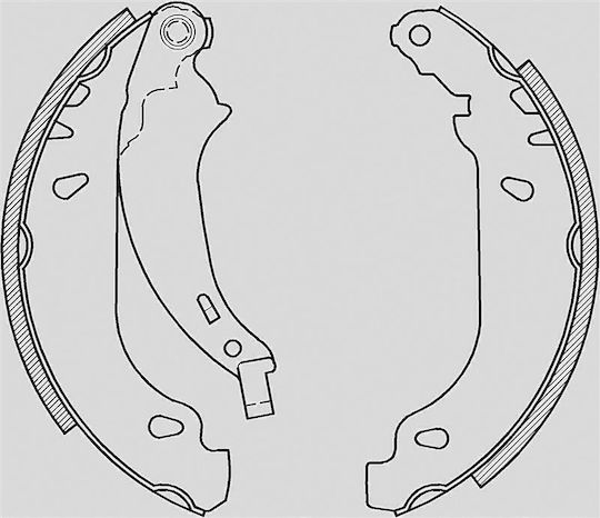 Open Parts Σιαγώνες για Peugeot 206