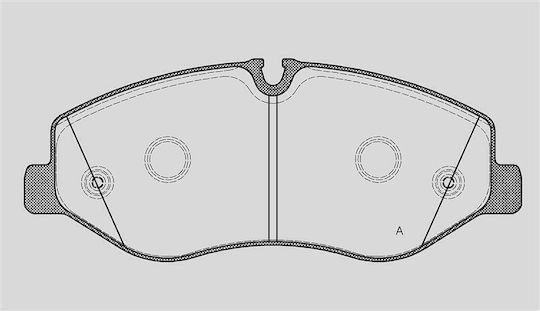 Open Parts Brake Pad for Mercedes-Benz Vito