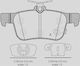 Open Parts Brake Pad for Ford Mondeo Mercedes-Benz V