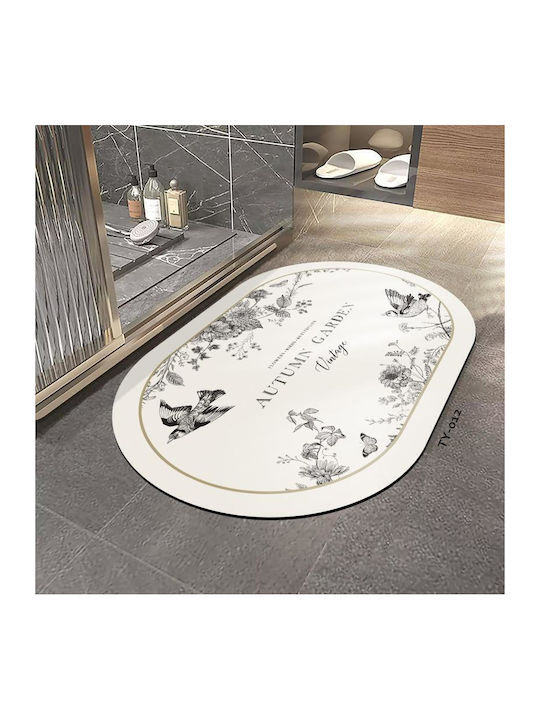 Bath Mat Oval 8504994480023 Ecru 40x60cm