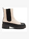 Leder Stiefeletten Damen Braun