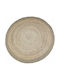 Rug Round Summer Wicker Beige