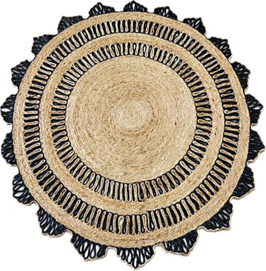 Rug Round Summer from Jute Beige