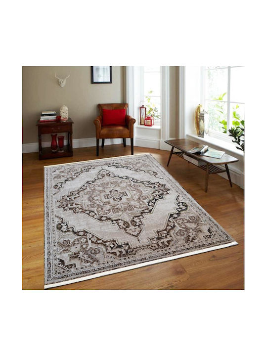 Unique Rug Rectangular Gray