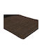 Anti-slip Rug Rectangular from Jute Brown