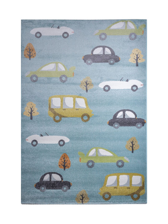Klonaras Junior 247/grey Παιδικό Χαλί Μπλε 160x230cm