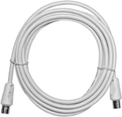 Cablu De Antenă Coaxial De Sex Masculin - Coaxial De Sex Feminin Alb 15m