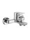 Kuchinox Borgo Bkb 010d Αναμεικτική Μπαταρία Μπανιέρας Ασημί