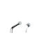 Roca Carelia Built-in Mixer & Spout Set for for Bathroom Sink 1 Exit Silver
