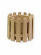 Viosarp Ghiveci Plastic Bej 24x24x22εκ.