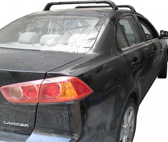 für Mitsubishi Lancer Mazda 2 (mit Dachträgerfüßen) Silber