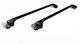 Modula Aluminum Car Roof Bars for Nissan Qashqai 2014-2017 Set without Legs Silver