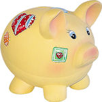 Children's Money Box Ceramic Yellow