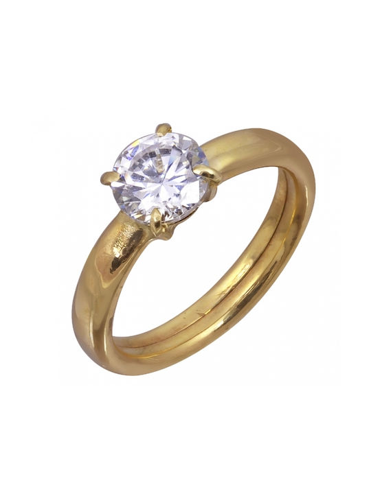 Single Stone from Gold 14K