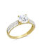 Single Stone from Gold 14K