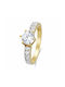 Single Stone from Gold 14K