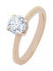 Savvidis Single Stone from Rose Gold