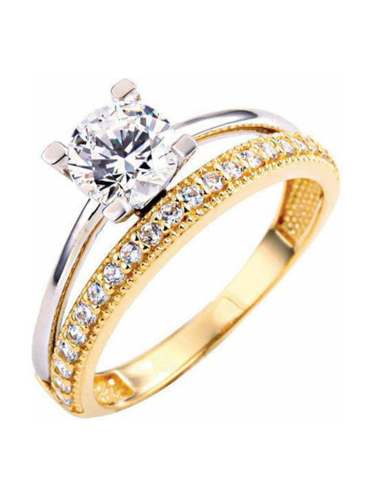 Single Stone from Gold 14K