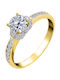 Single Stone from Gold 14K