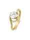 Single Stone from Gold 14K