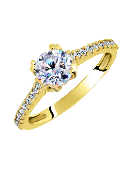 Single Stone from Gold 14K