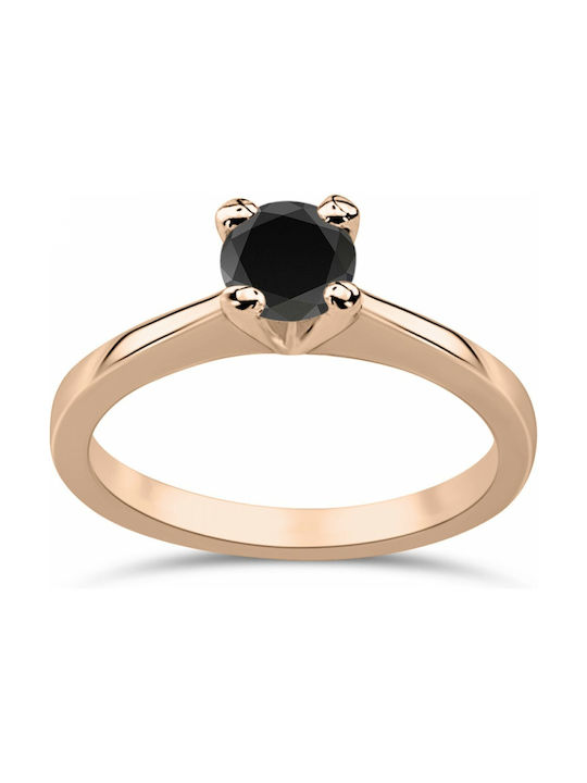 Single Stone from Rose Gold