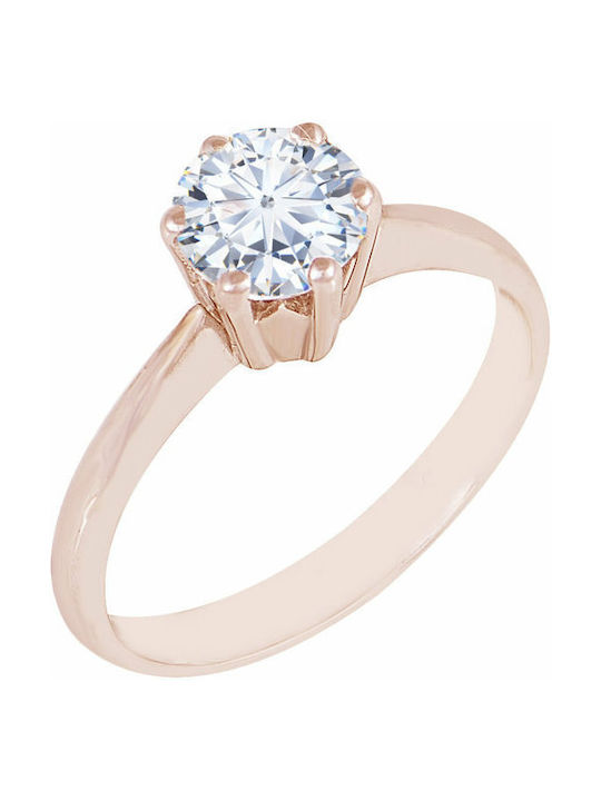 Savvidis Single Stone from Rose Gold