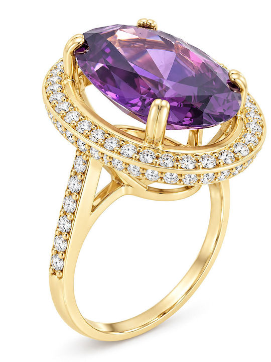 Xryseio Einzelstein aus Gold 14K