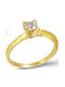 Single Stone from Gold 14K