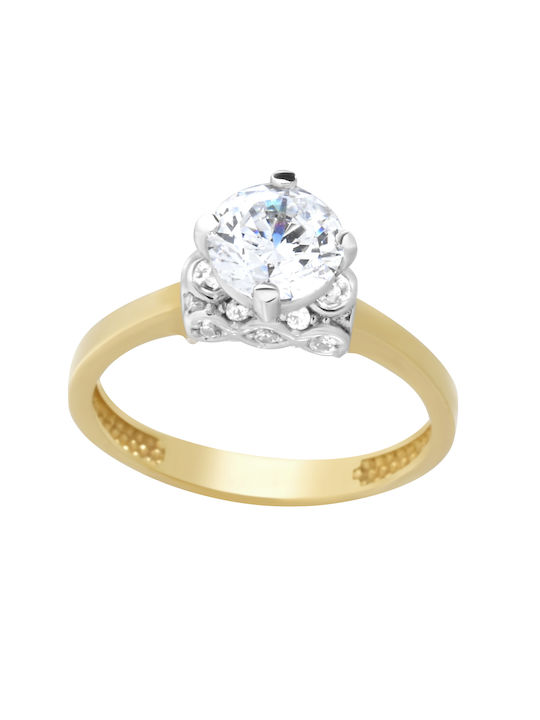 Single Stone from Gold 14K