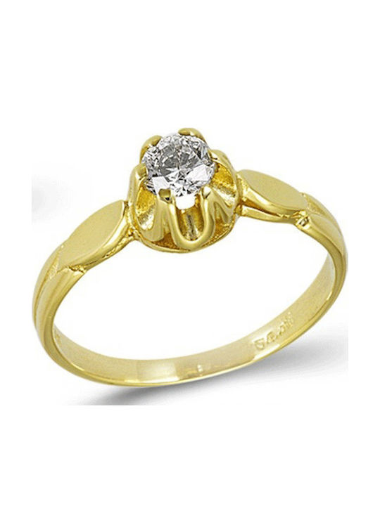 FenixJewelry Единичен камък от Злато 14K с Диамант