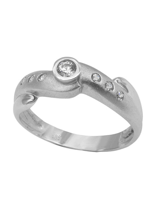 Single Stone from White Gold 14K