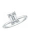 Single Stone from White Gold 14K