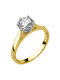 Single Stone from Gold 18K