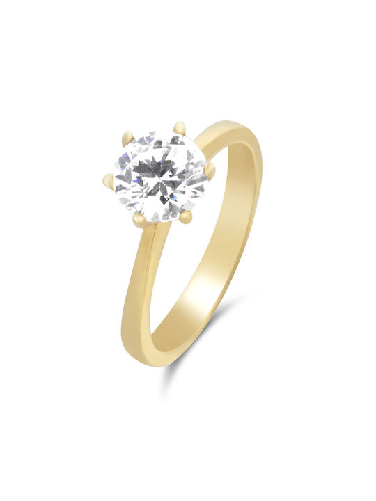 Single Stone from Gold 14K