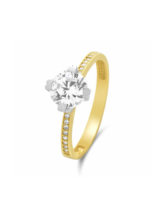 Single Stone from Gold 14K