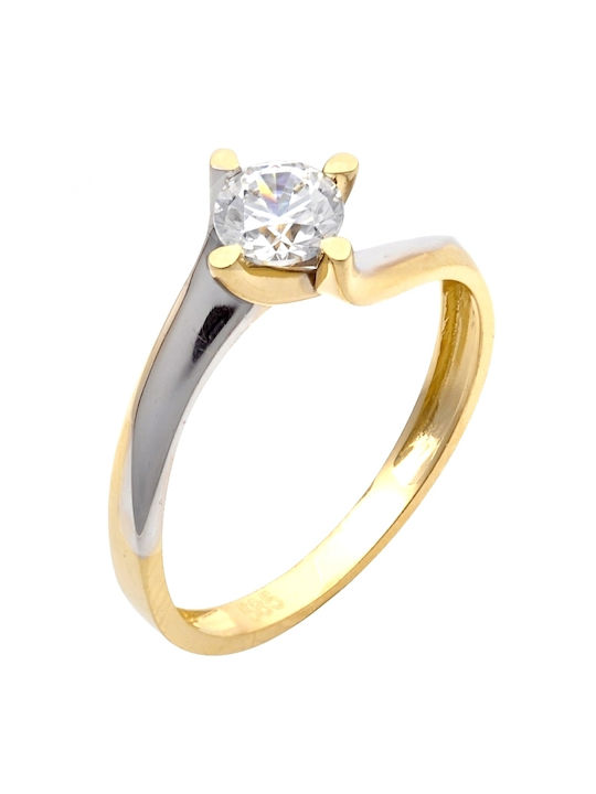 Single Stone from Gold 14K