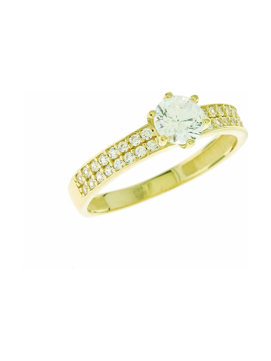 Single Stone from Gold 14K