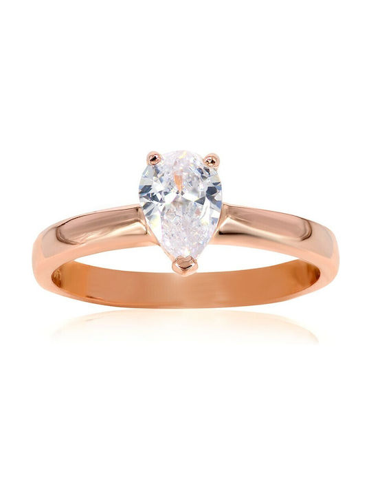 Single Stone from Rose Gold