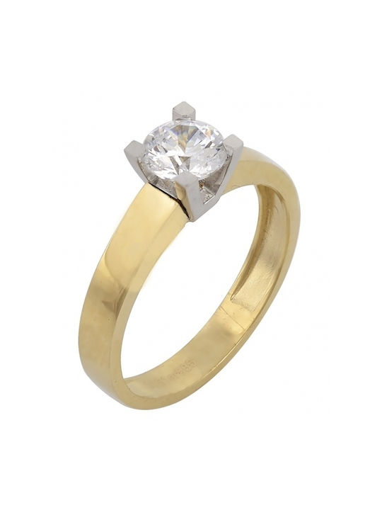 Single Stone from Gold 14K