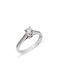 Single Stone from White Gold 14K